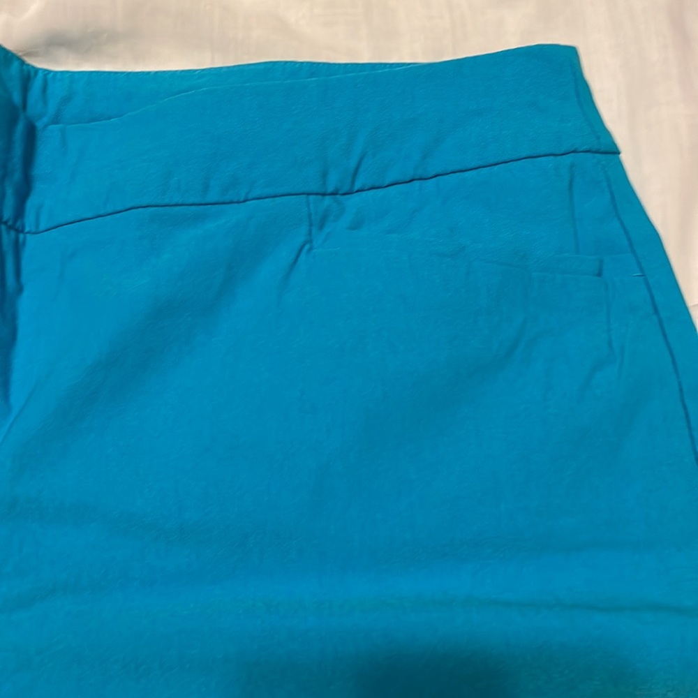 Chicos 2.5 Size 14 sky blue shorts 7” - Picture 9 of 14